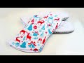 Sublimating oven mitt