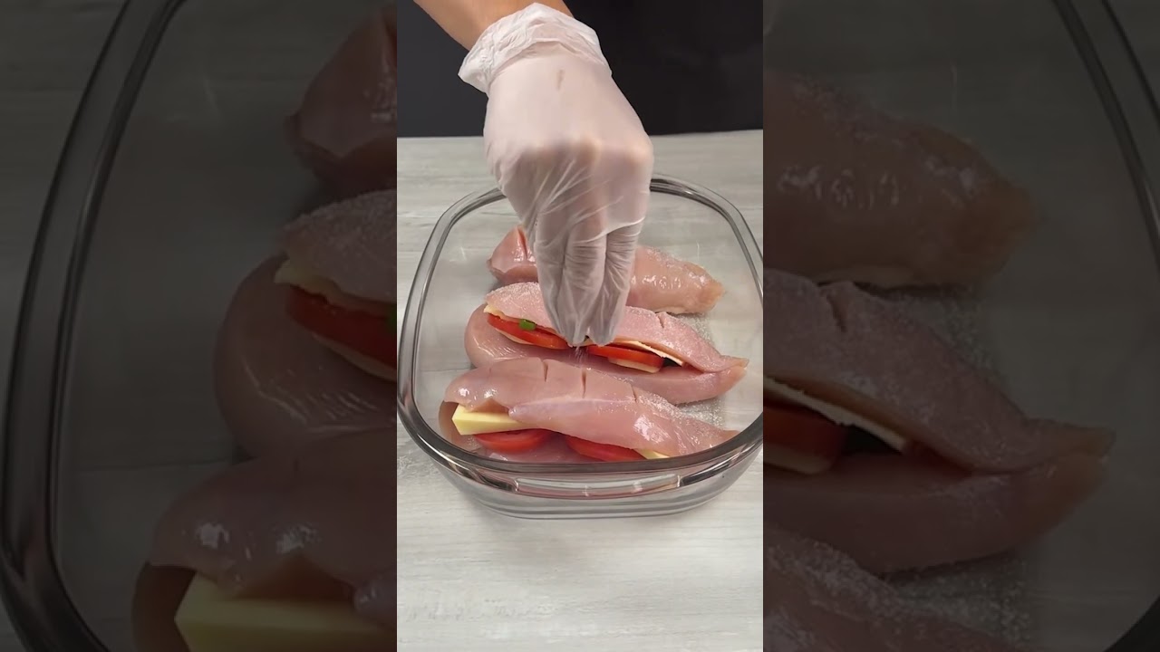 Receita simples e deliciosa de peito de frango! muito fácil de fazer! #receitas #frango