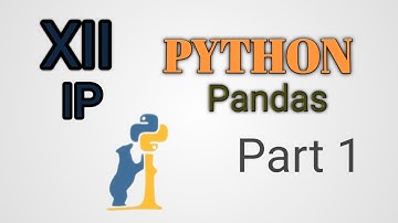 Python pandas for beginners- Part 1 (Series basics)