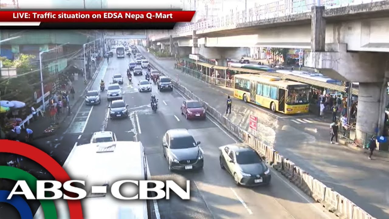 LIVE: Traffic situation on EDSA Nepa Q-Mart northbound lane | ABS-CBN News