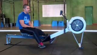 Concept 2 Rowing Technique: Basic Setup