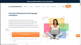 How to register as a teacher on LiveWorksheets
