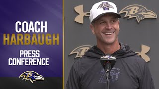 John Harbaugh Talks About Fixing Red-Zone Issues | Baltimore Ravens