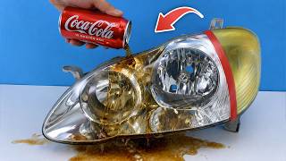 Download lagu Make Headlights Like Crystal Clear with Coca-Cola! Brilliant Method That Clears Darkened Headlights