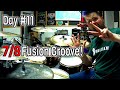 One Groove A Day For 30 Days | Day #11 - 7/8 Drum Groove!