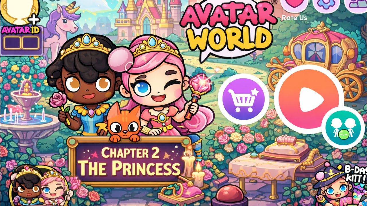 كيف نعمل شخصية أميرة ( وكيف نعمل فيلم أميرات) أفاتار وورد |Avatar world