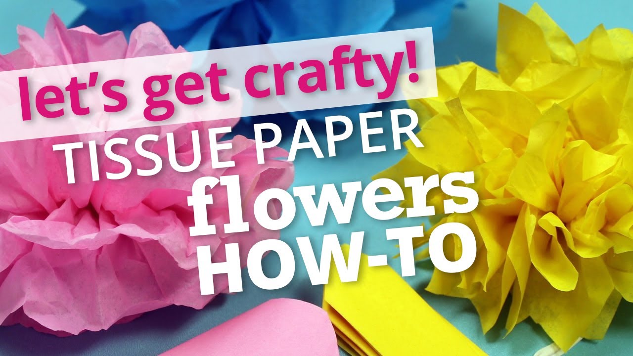 Dandelion Tissue Paper Flowers