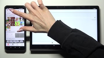 How to Transfer Files from an Android Device to LENOVO Yoga Tab 11 - Send Anywhere App