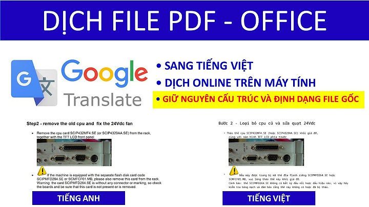 Dịch văn bản pdf tiếng anh sang tiếng việt năm 2024