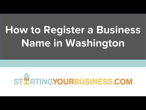 Vídeo: Como faço para me registrar como empreiteiro no estado de Washington?