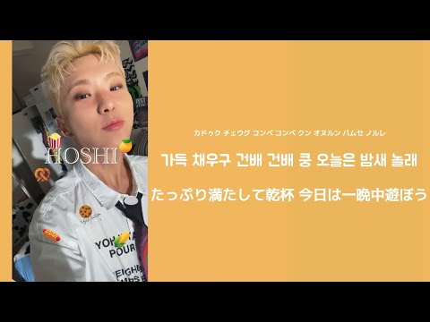 【STUPID IDIOT】-HOSHI & WOOZI (SEVENTEEN)-日本語字幕-日本語訳-カナルビ-歌詞-和訳