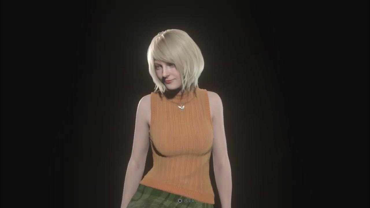 Ashley's model has jiggle physics - Resident Evil 4 Remake 