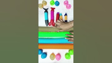 Color changing relaxing Voicing and of pop tube #asmr #creative #satisfying#relaxing #voicings