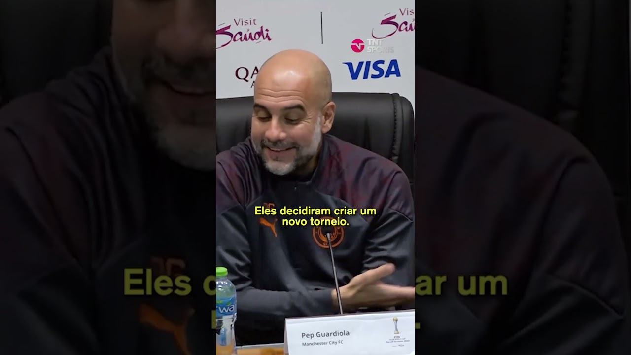 OLHA O QUE O GUARDIOLA FALOU SOBRE O NOVO FORMATO DO MUNDIAL DE CLUBES! #shorts