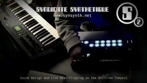 Syndicate Synthetique on the DSI Tempest - Live Improv Sound Design and BeatFlipping Demo 01