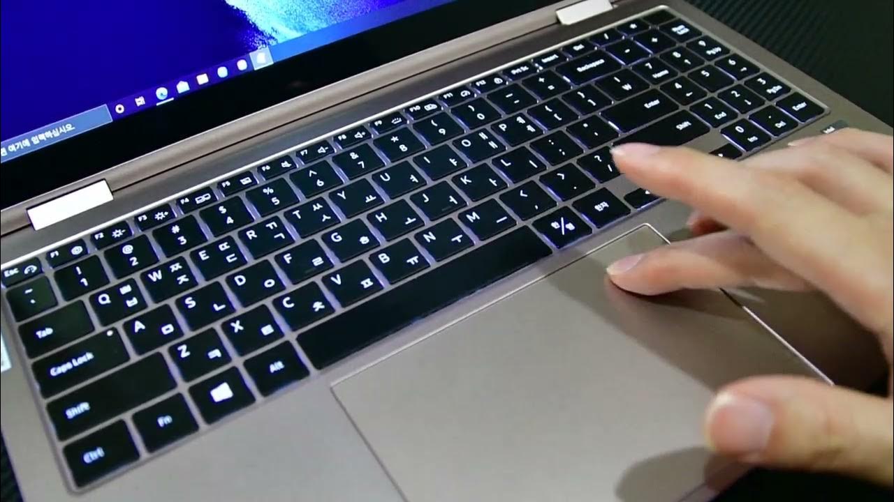 삼성 갤럭시북 프로 360 키보드 타건음 터치 조작 트랙패드 YouTube