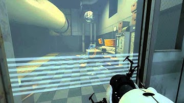 Wheatley "hacks" a computer