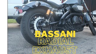 2022 Yamaha Bolt R Spec  W/ Bassani Radial Exhaust Sweeper - Stock exhaust swap