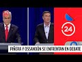 Sebastián Piñera y Manuel José Ossandón se enfrentan en debate televisivo de Chile Vamos