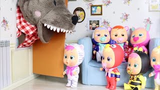 Cuento el LOBO y las 7 cabritas Se come a los bebes llorones!!! Cuentos para niños en español