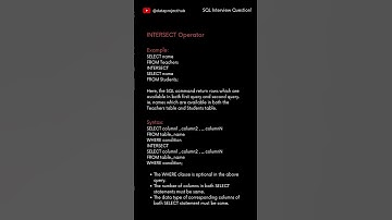 What are UNION, MINUS and INTERSECT commands in SQL?