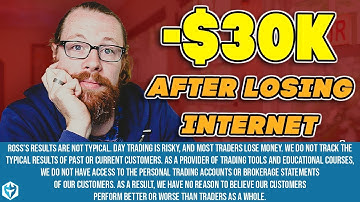 -$33k Day Trading After Losing Internet | Recap by Ross Cameron