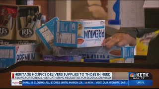 Heritage hospice asking for donations to help elderly affected by supply shortage