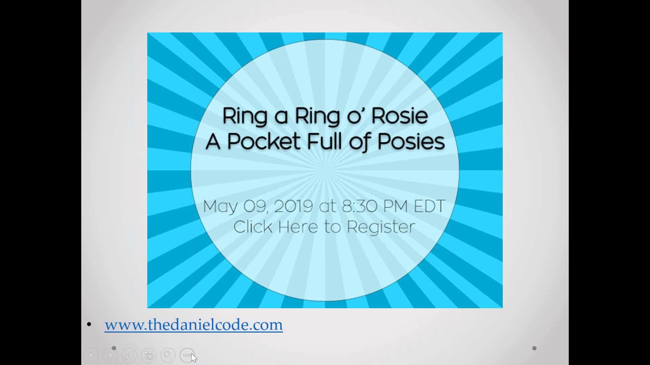 Ring a Ring o’ Rosie A Pocket Full of Posies YouTube