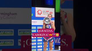 ¡GRACIAS, CAROLINA! #badminton #carolinamarín #viral #fyp #parati #jjoo #rio2016 #paris2024 #marin