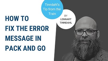 SOLIDWORKS TUTORIAL: How to fix the error message in pack and go
