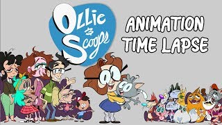 Ollie & Scoops Animation Timelapse (4k)