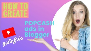 How to add popcash ads in blogger (Tamil)