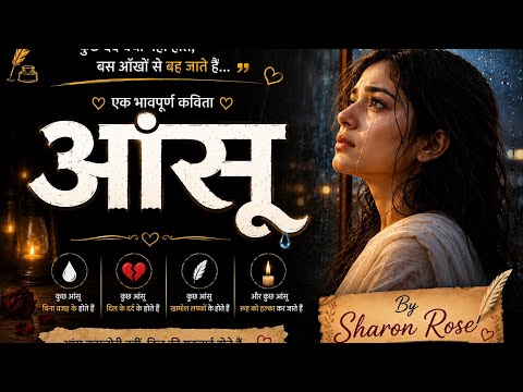 आँसू | @sharonrosedass 