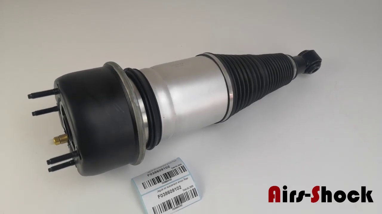 Jaguar rear air suspension shock YouTube