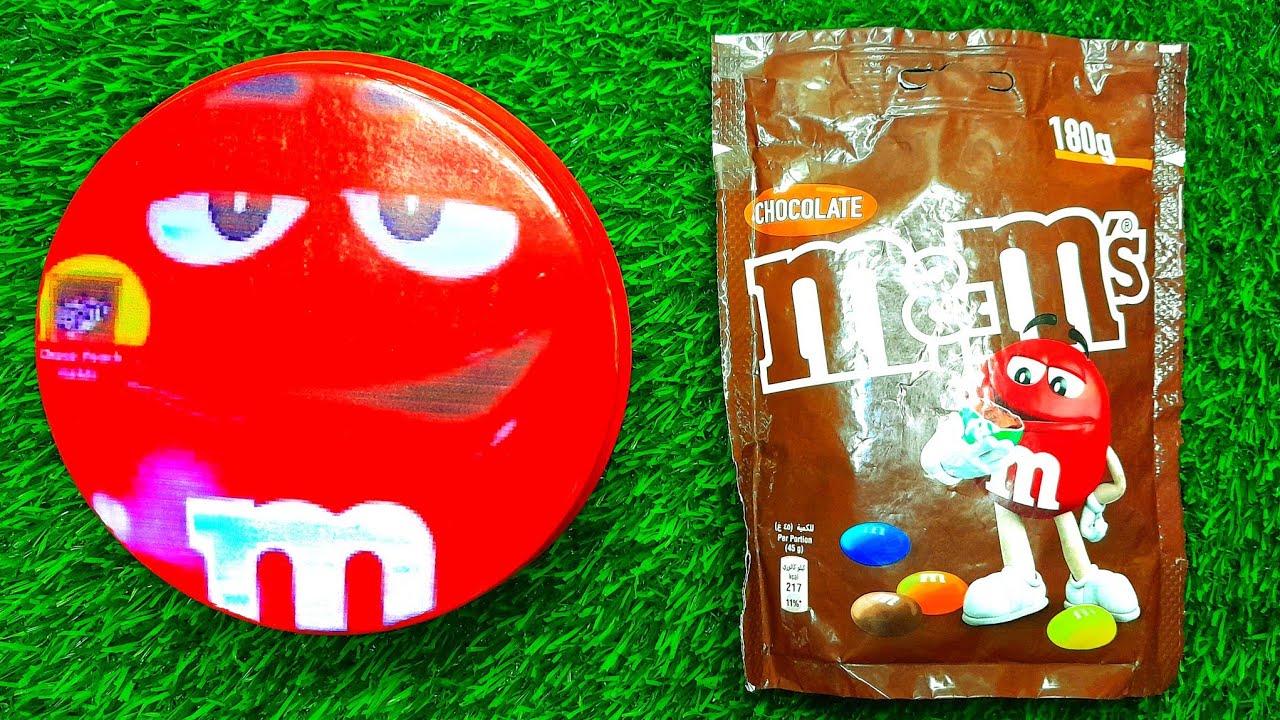 Satisfying video | Unpacking M&amp;M'S packet with rainbow candy ASMR - YouTube