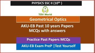 MCQs | Class 10 | Geometrical Optics