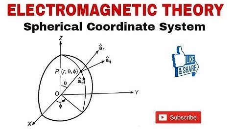 4. Electromagnetic Theory - Spherical Coordinate System