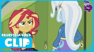 Mlp Equestria Girls Amistad Olvidada - Sunset Sospecha De Trixie Español Latino