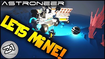 Astroneer Tundra Cave Mining Another Zebra Ball ?! | Lets play astrtoneer gameplay update Z1 Gaming
