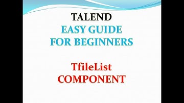 TALEND--EASY GUIDE FOR BEGINNER