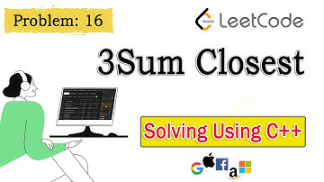 3Sum Closest | C++ | Leetcode Solution 16 #leetcodesolution