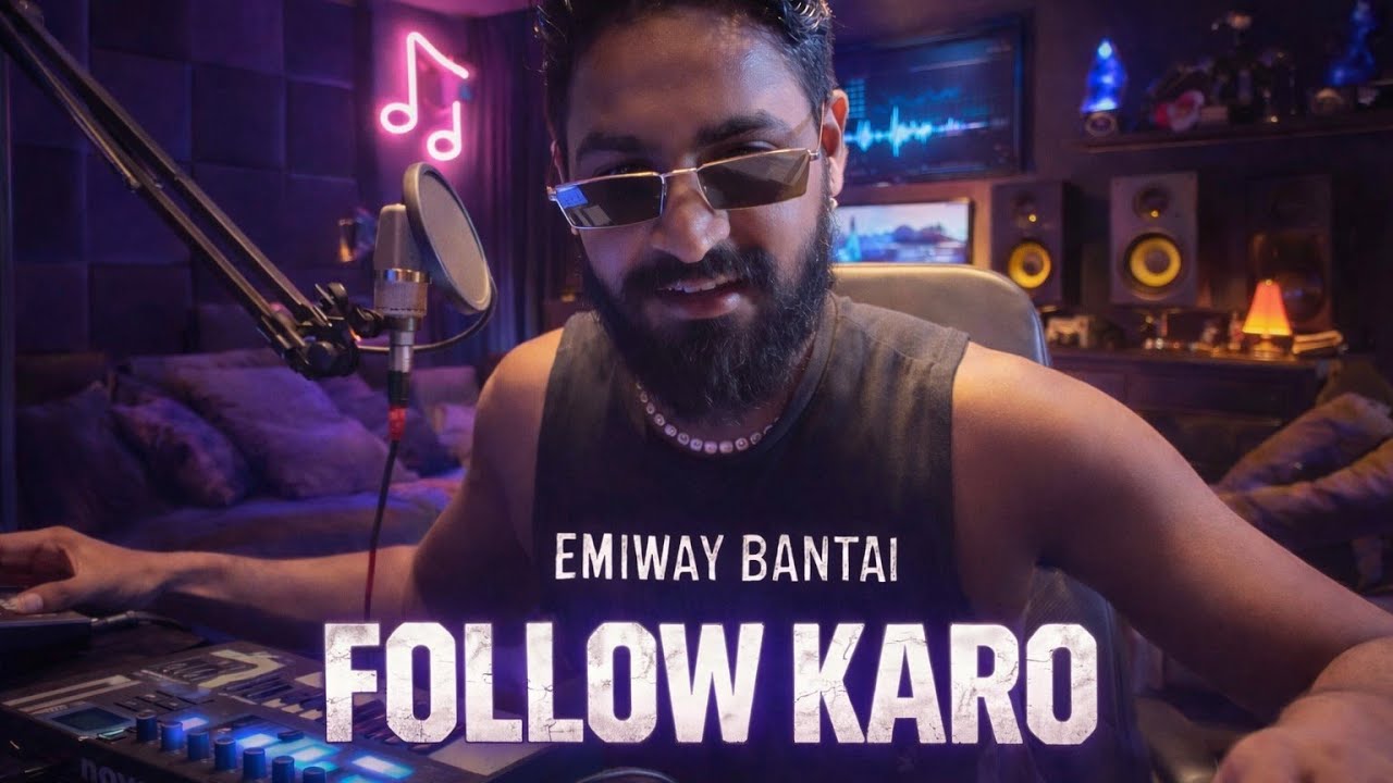 FOLLOW KARO – EMIWAY | EMIWAY BANTAI Confirms “Follow Karo” SONG Dropping Soon 🔥