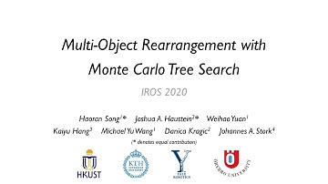 IROS 2020 - Multi-Object Rearrangement with Monte Carlo Tree Search