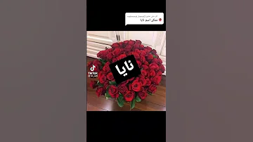 تصميم على اسم نايا نيوشة 