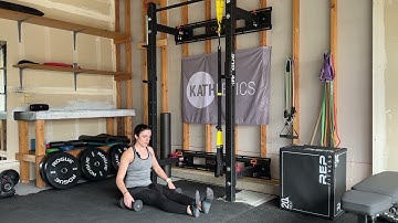 Dumbbell Alternating Z Press | KATHLETICS
