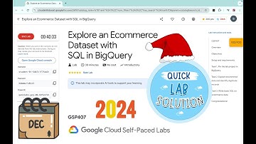 Explore an Ecommerce Dataset with SQL in BigQuery  #qwiklabs  #GSP407 With Explanation🗣️