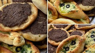 Cheese and beef Pastries (DELICIOUS): معجنات لحمة و جبنه عربية بتاخذ العقل