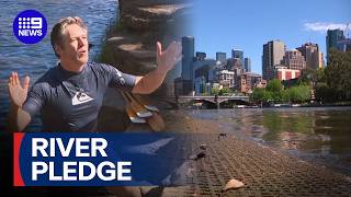 Would you swim in this muddy river? | 9 News Australia