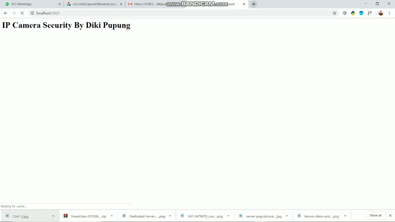 SECURITY CAMERA USING PYTHON - YouTube