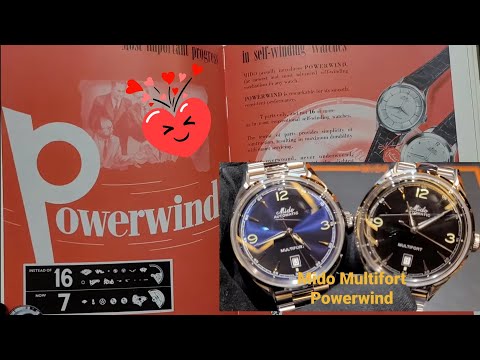 美.機😍！美度最新復刻手錶，向1954年推出嘅Powerwind 致敬，非常復古，定價都係HK$7,400！/榮記錶行 Mido Multifort Powerwind